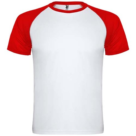 Indianapolis Sport T-Shirt für Kinder, weiss, rot bedrucken, Art.-Nr. K66508XM