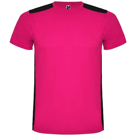 Detroit Sport T-Shirt für Kinder, fuchsia, schwarz bedrucken, Art.-Nr. K66529CD