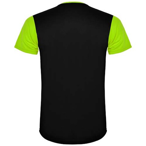 Detroit Sport T-Shirt für Kinder, limone, schwarz bedrucken, Art.-Nr. K66529OM