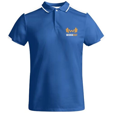 Tamil Sport Poloshirt für Herren, royalblau, weiss bedrucken, Art.-Nr. R04028C1 Tamil Sport Poloshirt für Herren, royalblau, weiss bedrucken, Art.-Nr. R04028C1