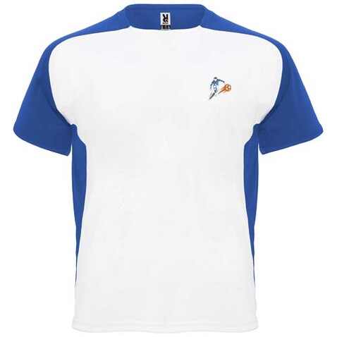 Bugatti T-Shirt Unisex aus recyceltem Material, weiss, royalblau bedrucken, Art.-Nr. R63998Q1 Bugatti T-Shirt Unisex aus recyceltem Material, weiss, royalblau bedrucken, Art.-Nr. R63998Q1