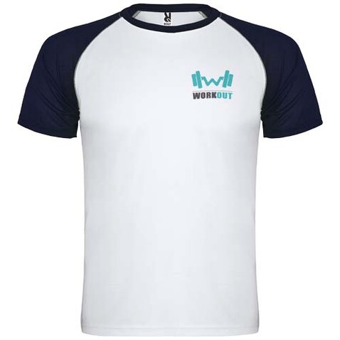 Indianapolis T-Shirt Unisex aus recyceltem Material, weiss, Navy Blue bedrucken, Art.-Nr. R66508A1 Indianapolis T-Shirt Unisex aus recyceltem Material, weiss, Navy Blue bedrucken, Art.-Nr. R66508A1