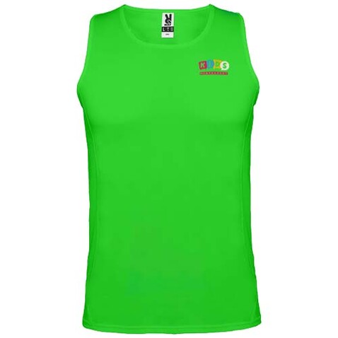 Andre Sport Top für Kinder, limone bedrucken, Art.-Nr. K03502XE