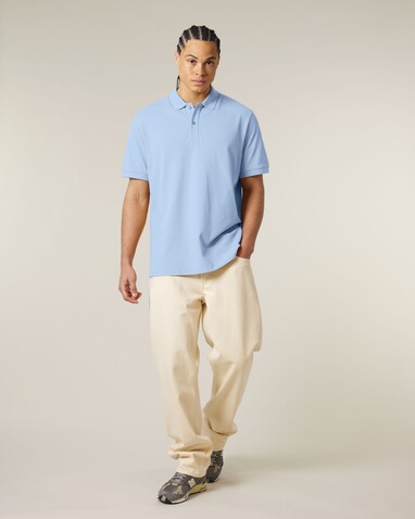 Prepster 2.0 - Das Unisex-Polo - Blue Soul - L bedrucken, Art.-Nr. STPU222C1491L