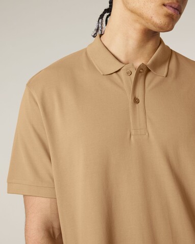Prepster 2.0 - Das Unisex-Polo - Latte - L bedrucken, Art.-Nr. STPU222C1121L
