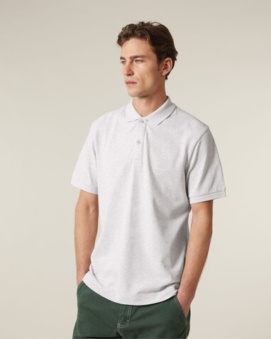 Prepster 2.0 - Das Unisex-Polo - Cool Heather Grey - XS bedrucken, Art.-Nr. STPU222C146XS Prepster 2.0 - Das Unisex-Polo - Cool Heather Grey - XS bedrucken, Art.-Nr. STPU222C146XS
