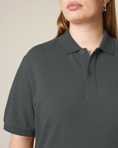 Prepster 2.0 - Das Unisex-Polo - Anthracite - M bedrucken, Art.-Nr. STPU222C2531M