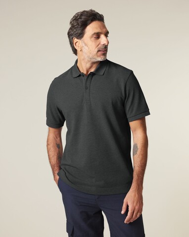 Prepster 2.0 - Das Unisex-Polo - Dark Heather Grey - S bedrucken, Art.-Nr. STPU222C6511S Prepster 2.0 - Das Unisex-Polo - Dark Heather Grey - S bedrucken, Art.-Nr. STPU222C6511S