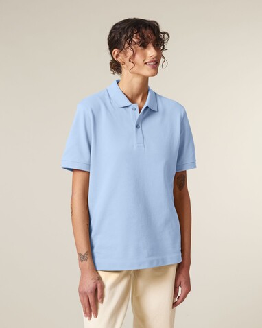 Prepster 2.0 - Das Unisex-Polo - Blue Soul - XS bedrucken, Art.-Nr. STPU222C149XS Prepster 2.0 - Das Unisex-Polo - Blue Soul - XS bedrucken, Art.-Nr. STPU222C149XS