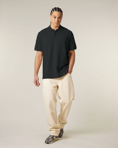 Prepster 2.0 - Das Unisex-Polo - Black - XXL bedrucken, Art.-Nr. STPU222C0022X
