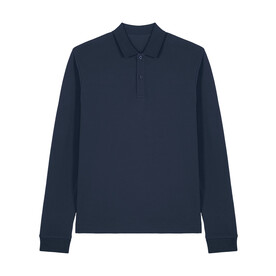 Prepster 2.0 Long Sleeve - Das Langarm-Unisex-Polo - French Navy - 3XL bedrucken, Art.-Nr. STPU223C7273X