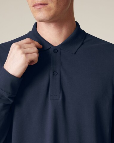 Prepster 2.0 Long Sleeve - Das Langarm-Unisex-Polo - French Navy - 3XL bedrucken, Art.-Nr. STPU223C7273X Prepster 2.0 Long Sleeve - Das Langarm-Unisex-Polo - French Navy - 3XL bedrucken, Art.-Nr. STPU223C7273X