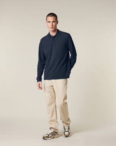 Prepster 2.0 Long Sleeve - Das Langarm-Unisex-Polo - French Navy - 3XL bedrucken, Art.-Nr. STPU223C7273X Prepster 2.0 Long Sleeve - Das Langarm-Unisex-Polo - French Navy - 3XL bedrucken, Art.-Nr. STPU223C7273X