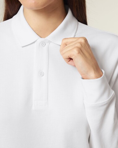 Prepster 2.0 Long Sleeve - Das Langarm-Unisex-Polo - White - M bedrucken, Art.-Nr. STPU223C0011M Prepster 2.0 Long Sleeve - Das Langarm-Unisex-Polo - White - M bedrucken, Art.-Nr. STPU223C0011M