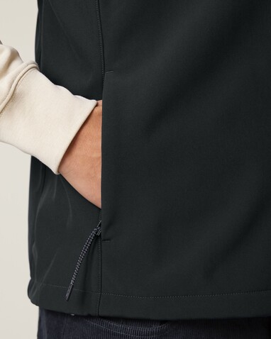Stanley Trail Blazer - Die Herren-Softshellweste - Black - M bedrucken, Art.-Nr. STJM235C0021M