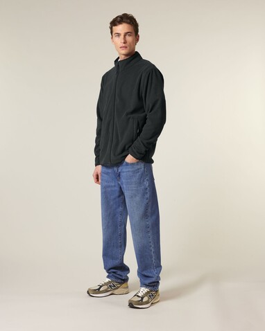 Stanley Guider - Die Herren-Fleecejacke - Black - 4XL bedrucken, Art.-Nr. STJM238C0024X