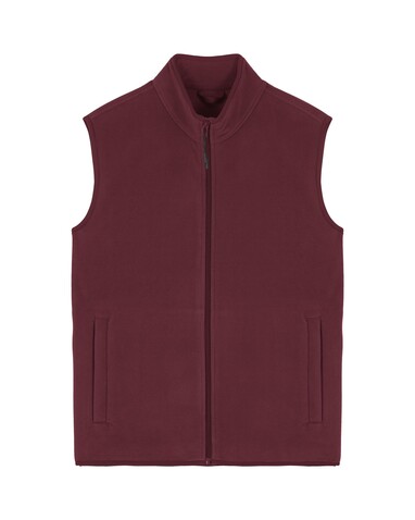 Stanley Quester - Die Herren-Fleeceweste - Burgundy - 3XL bedrucken, Art.-Nr. STJM240C2443X