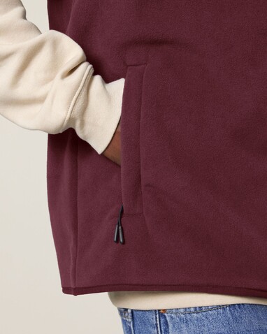 Stanley Quester - Die Herren-Fleeceweste - Burgundy - XXL bedrucken, Art.-Nr. STJM240C2442X Stanley Quester - Die Herren-Fleeceweste - Burgundy - XXL bedrucken, Art.-Nr. STJM240C2442X