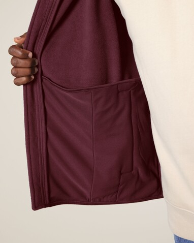 Stanley Quester - Die Herren-Fleeceweste - Burgundy - XXL bedrucken, Art.-Nr. STJM240C2442X Stanley Quester - Die Herren-Fleeceweste - Burgundy - XXL bedrucken, Art.-Nr. STJM240C2442X