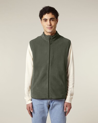 Stanley Quester - Die Herren-Fleeceweste - Khaki - S bedrucken, Art.-Nr. STJM240C2231S Stanley Quester - Die Herren-Fleeceweste - Khaki - S bedrucken, Art.-Nr. STJM240C2231S