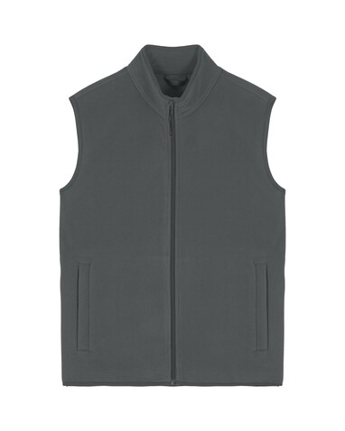 Stanley Quester - Die Herren-Fleeceweste - Anthracite - 3XL bedrucken, Art.-Nr. STJM240C2533X