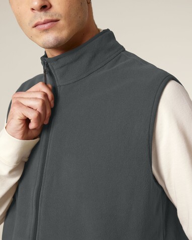 Stanley Quester - Die Herren-Fleeceweste - Anthracite - M bedrucken, Art.-Nr. STJM240C2531M Stanley Quester - Die Herren-Fleeceweste - Anthracite - M bedrucken, Art.-Nr. STJM240C2531M