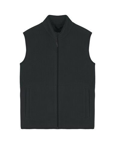 Stanley Quester - Die Herren-Fleeceweste - Black - XXL bedrucken, Art.-Nr. STJM240C0022X