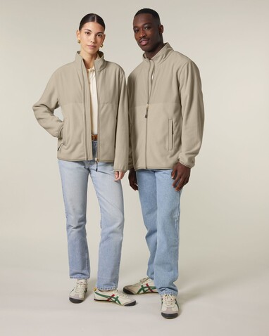 Trekker - Die Unisex-Fleecejacke - Desert Dust - XS bedrucken, Art.-Nr. STJU242C028XS