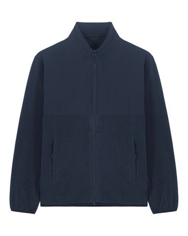 Trekker - Die Unisex-Fleecejacke - French Navy - M bedrucken, Art.-Nr. STJU242C7271M