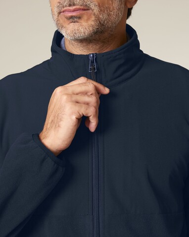 Trekker - Die Unisex-Fleecejacke - French Navy - XXS bedrucken, Art.-Nr. STJU242C7272S