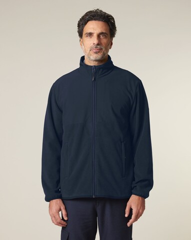 Trekker - Die Unisex-Fleecejacke - French Navy - 3XL bedrucken, Art.-Nr. STJU242C7273X