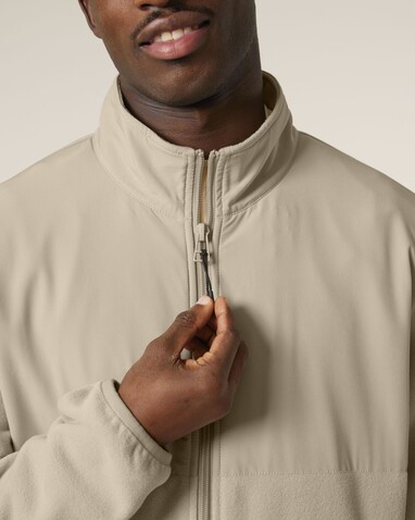 Trekker - Die Unisex-Fleecejacke - Desert Dust - XS bedrucken, Art.-Nr. STJU242C028XS