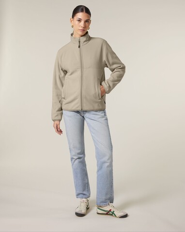 Trekker - Die Unisex-Fleecejacke - Desert Dust - XS bedrucken, Art.-Nr. STJU242C028XS