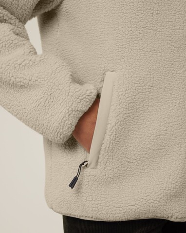 Brooker - Die Relaxed Unisex-Sherpajacke - Desert Dust - M bedrucken, Art.-Nr. STJU248C0281M Brooker - Die Relaxed Unisex-Sherpajacke - Desert Dust - M bedrucken, Art.-Nr. STJU248C0281M