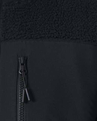 Brooker - Die Relaxed Unisex-Sherpajacke - Black - S bedrucken, Art.-Nr. STJU248C0021S Brooker - Die Relaxed Unisex-Sherpajacke - Black - S bedrucken, Art.-Nr. STJU248C0021S