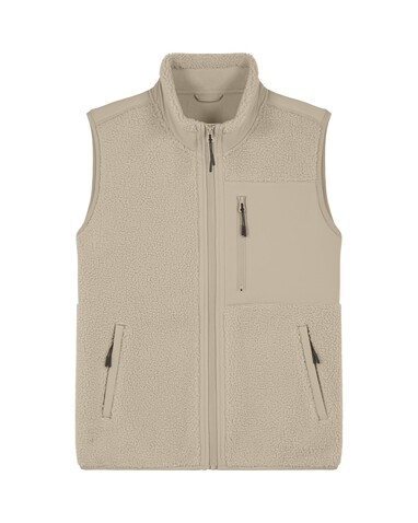 Liner - Die Unisex-Sherpaweste - Desert Dust - L bedrucken, Art.-Nr. STJU249C0281L
