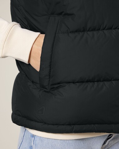 Puffer Gilet - Die Unisex-Steppweste - Black - 3XL bedrucken, Art.-Nr. STJU250C0023X