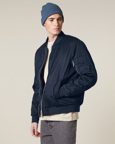 Bomber 2.0 - Die Unisex-Bomberjacke - French Navy - 3XL bedrucken, Art.-Nr. STJU251C7273X Bomber 2.0 - Die Unisex-Bomberjacke - French Navy - 3XL bedrucken, Art.-Nr. STJU251C7273X