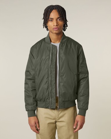 Bomber 2.0 - Die Unisex-Bomberjacke - Khaki - L bedrucken, Art.-Nr. STJU251C2231L Bomber 2.0 - Die Unisex-Bomberjacke - Khaki - L bedrucken, Art.-Nr. STJU251C2231L