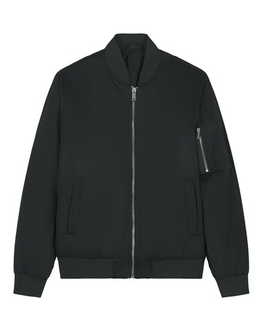 Bomber 2.0 - Die Unisex-Bomberjacke - Black - L bedrucken, Art.-Nr. STJU251C0021L