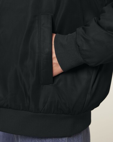 Bomber 2.0 - Die Unisex-Bomberjacke - Black - S bedrucken, Art.-Nr. STJU251C0021S