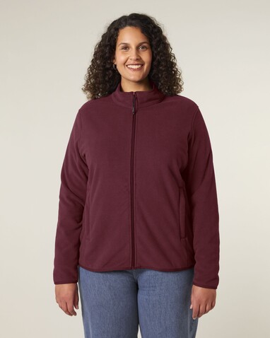 Stella Guider - Die Damen-Fleecejacke - Burgundy - XXL bedrucken, Art.-Nr. STJW239C2442X