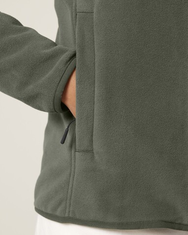 Stella Guider - Die Damen-Fleecejacke - Khaki - XXL bedrucken, Art.-Nr. STJW239C2232X Stella Guider - Die Damen-Fleecejacke - Khaki - XXL bedrucken, Art.-Nr. STJW239C2232X