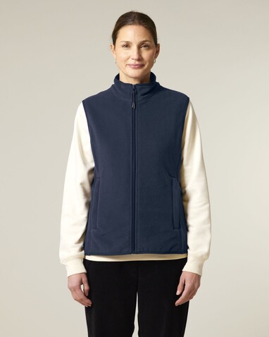 Stella Quester - Die Damen-Fleeceweste - French Navy - XL bedrucken, Art.-Nr. STJW241C7271X Stella Quester - Die Damen-Fleeceweste - French Navy - XL bedrucken, Art.-Nr. STJW241C7271X
