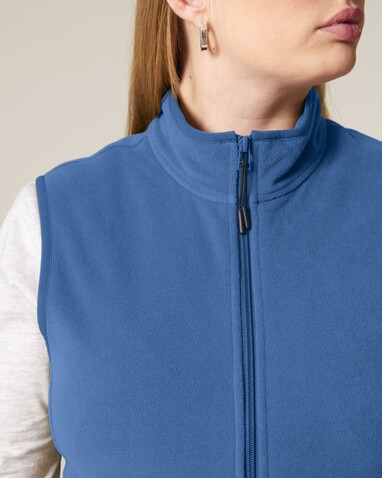 Stella Quester - Die Damen-Fleeceweste - Mindful Blue - L bedrucken, Art.-Nr. STJW241C7291L