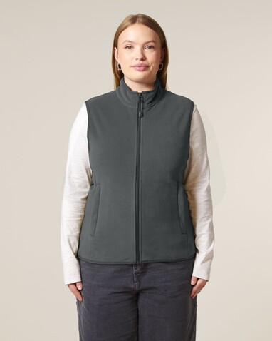 Stella Quester - Die Damen-Fleeceweste - Anthracite - M bedrucken, Art.-Nr. STJW241C2531M