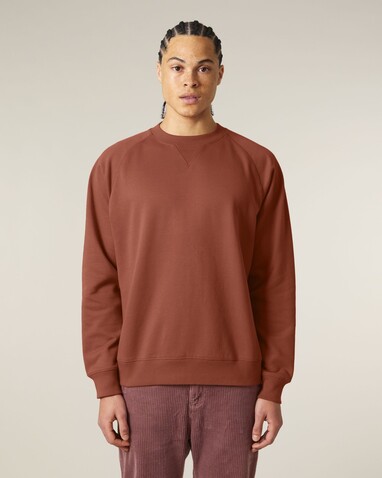 Knoxer - Das Relaxed Raglan-Rundhals-Unisex-Sweatshirt - Heritage Brown - 3XL bedrucken, Art.-Nr. STSU201C7303X