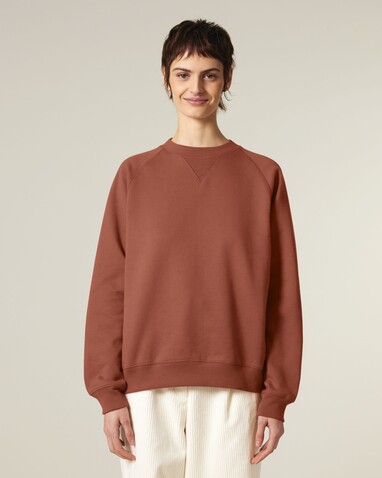 Knoxer - Das Relaxed Raglan-Rundhals-Unisex-Sweatshirt - Heritage Brown - 3XL bedrucken, Art.-Nr. STSU201C7303X