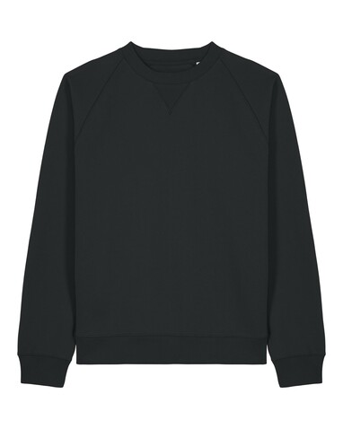 Knoxer - Das Relaxed Raglan-Rundhals-Unisex-Sweatshirt - Black - S bedrucken, Art.-Nr. STSU201C0021S
