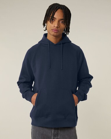 Striker - Der Relaxed Raglan-Unisex-Hoodie - French Navy - XXS bedrucken, Art.-Nr. STSU202C7272S